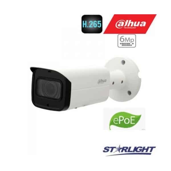 IP Video Camera Poe Dahua 6MP, 2.8mm, IR 80m, H.265 +, WDR 120dB, IP67 IPC HFW4631T-ASE card slot