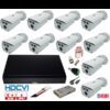 Kit professional video surveillance 10 rooms Rovision 2MP IR 80m, accessories included, 16 channel DVR 5MP [26047]
