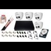 Rovision professional video surveillance kit with 4 cameras 2MP IR 50m IP67 smart accessories included with HDD [26015]