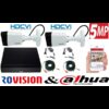Surveillance system Rovision 5MP HDCVI 2 cameras, 4 channel DVR, accessories included [26090]