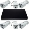 Video surveillance system with 6 cameras Rovision 2MP IR 80m, 8 channel DVR [25952]