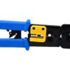Crimping pliers RJ45 network sockets pass through connector [31424]