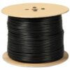 100% copper RG6 coaxial cable with 2x0.75 mm supply reel 305m [40847]