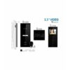 Kit video intercom 1 family apparently 3.5 "touch line Electra smart VKM.P1SR.T3S4.ELB04 [42322]