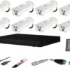 Outdoor video surveillance system complete 8 cameras Dahua Starlight 2MP IR 80m, GIFT HDMI cable [45065]