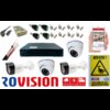 Joint Surveillance System 4 cameras Rovision 2MP HD ir20m two indoor and two outdoor accessories included [52077]