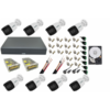 Professional video surveillance kit 8 cameras Rovision 2MP IP67, microphone IR80m, 2TB HARD accessories, [73252]