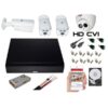 Joint professional video surveillance system 4 cameras Rovision 2MP IR 80m and IR50m, full accessories and HDD [72582]