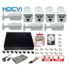 Professional video surveillance kit 8 cameras Rovision 2MP IR 80m, included accessories, 1TB HDD [73087]
