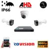 Joint Surveillance Kit 3 rooms 2exterior 2MP 1080P Full HD 2MP IR20m and 1 indoor IR20m live internet [69880]