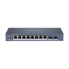 Switch 8 Gigabit PoE ports, 2 SFP uplink ports, SMART Management - HIKVISION DS-3E1510P-SI [115601]