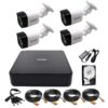 Outdoor surveillance system 4 cameras 2 MP, Full HD, IR 30 m, 4 Channel DVR, 500 GB HDD, full accessories [116351]
