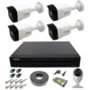 Surveillance system 8MP4K, IR80M, 4-channel DVR with A.I., included accesories+1 camera WI-FI, MP Gift [117879]
