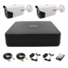 2-camera Rovision full hd video surveillance system, IR40M, 4-channel Pentabrid DVR, accessories and hardware [118209]