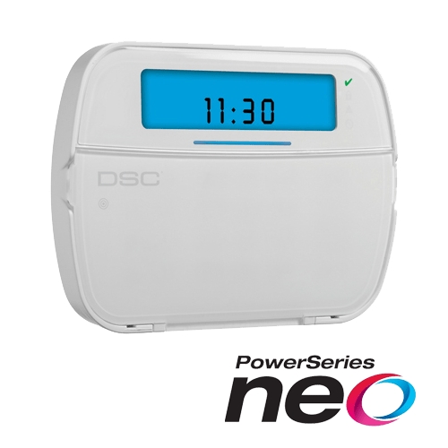 LCD keypad with icons, wired, 128 areas, NEO SERIES - DSC