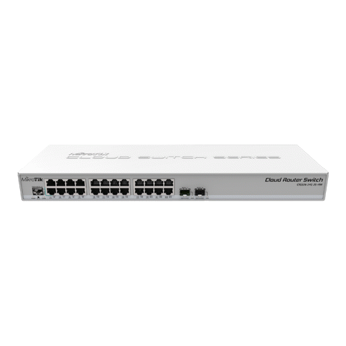 Management Switch 24 x Gigabit, 2 x SFP+, 1U - Mikrotik CRS326-24G-2S+RM - Image 2