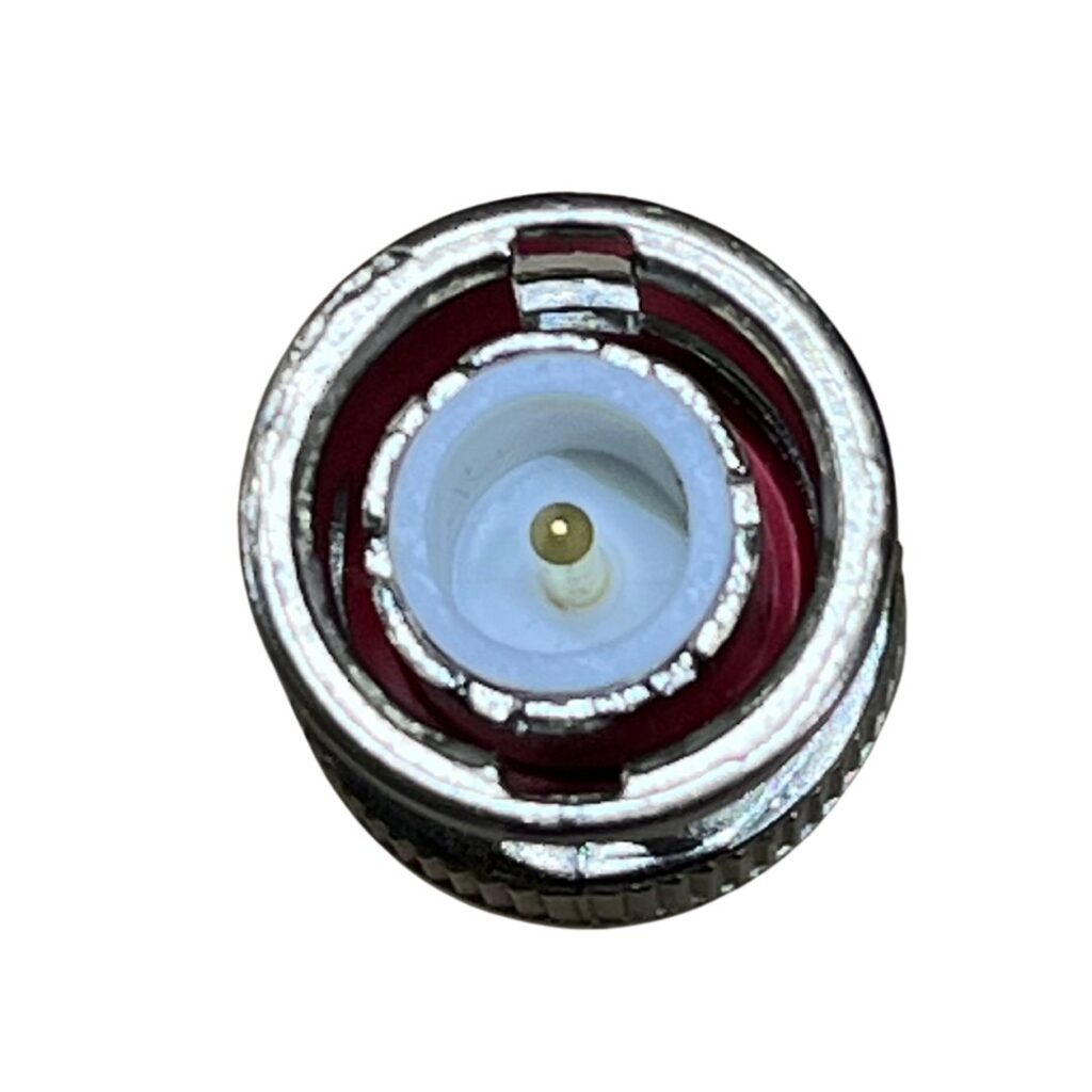 BNC plug connector with thread for coaxial cable - Rovision