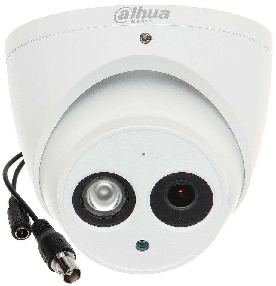 Surveillance camera Dahua HAC-HDW1230EM-A-0280B. HDCVI, Dome, Starlight, 2 MP @ 30fps, CMOS 1 / 2.8, IR 50m