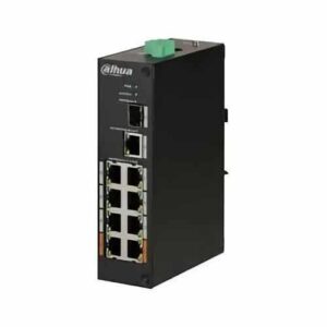 PFS3110-8ET Dahua Switch-96, 8 x 10/100 Industrial PoE 1 x SFP, 1x Gigabit