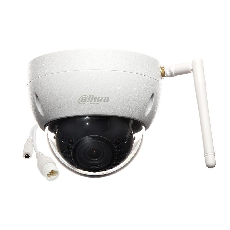 The surveillance camera HDBW1235E Dahua IPC-S2-W-0280B-Dome Wi-Fi 2MP CMOS 1 / 2.7 '', 2.8mm, IR 30m, MicroSD, IP67, IK10, metal housing - Image 2