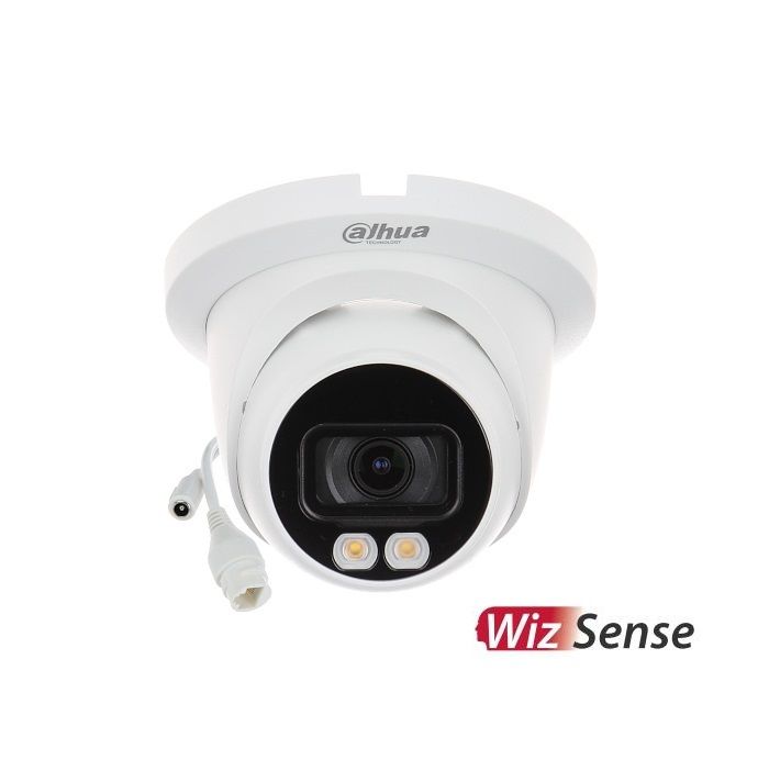 Surveillance camera Dahua IPC HDW3549TM-AS-0280B LED Full-Color IP Dome 5MP CMOS 1 / 2.7 '', 2.8mm, 30m LED, WDR, Microphone, IP67, PoE
