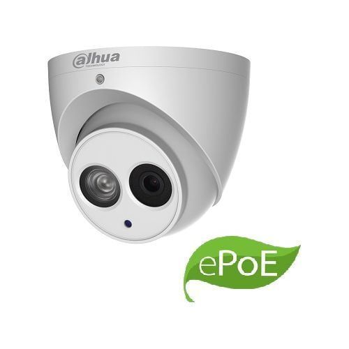 The surveillance camera Dahua IPC-AES HDW4831EM-0400B, IP Dome 8MP CMOS 1 / 2.5 '', 4mm, IR 50m, WDR, microphone, MicroSD, IP67, ePoE, metal housing - Image 3