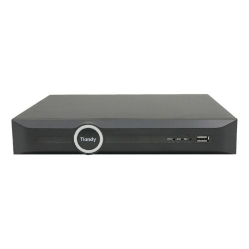 NVR 10 channels Lite series Tiandy TC-R3110-IBP8V3.0, 6MP, 8x PoE, 70W, AI functions, 1 SATA slot
