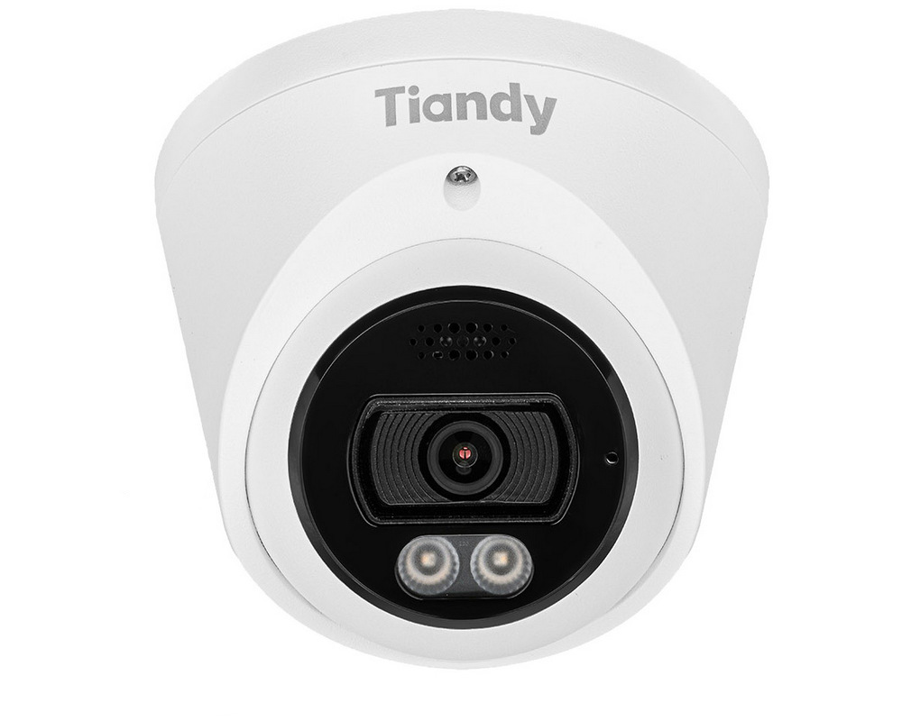 Tiandy Color Maker Pro Series Dome IP Camera, 8MP, POE, MicroSD slot, microphone, speaker, 2.8mm lens - TC-C38XQ-I3W-8MP [134214]