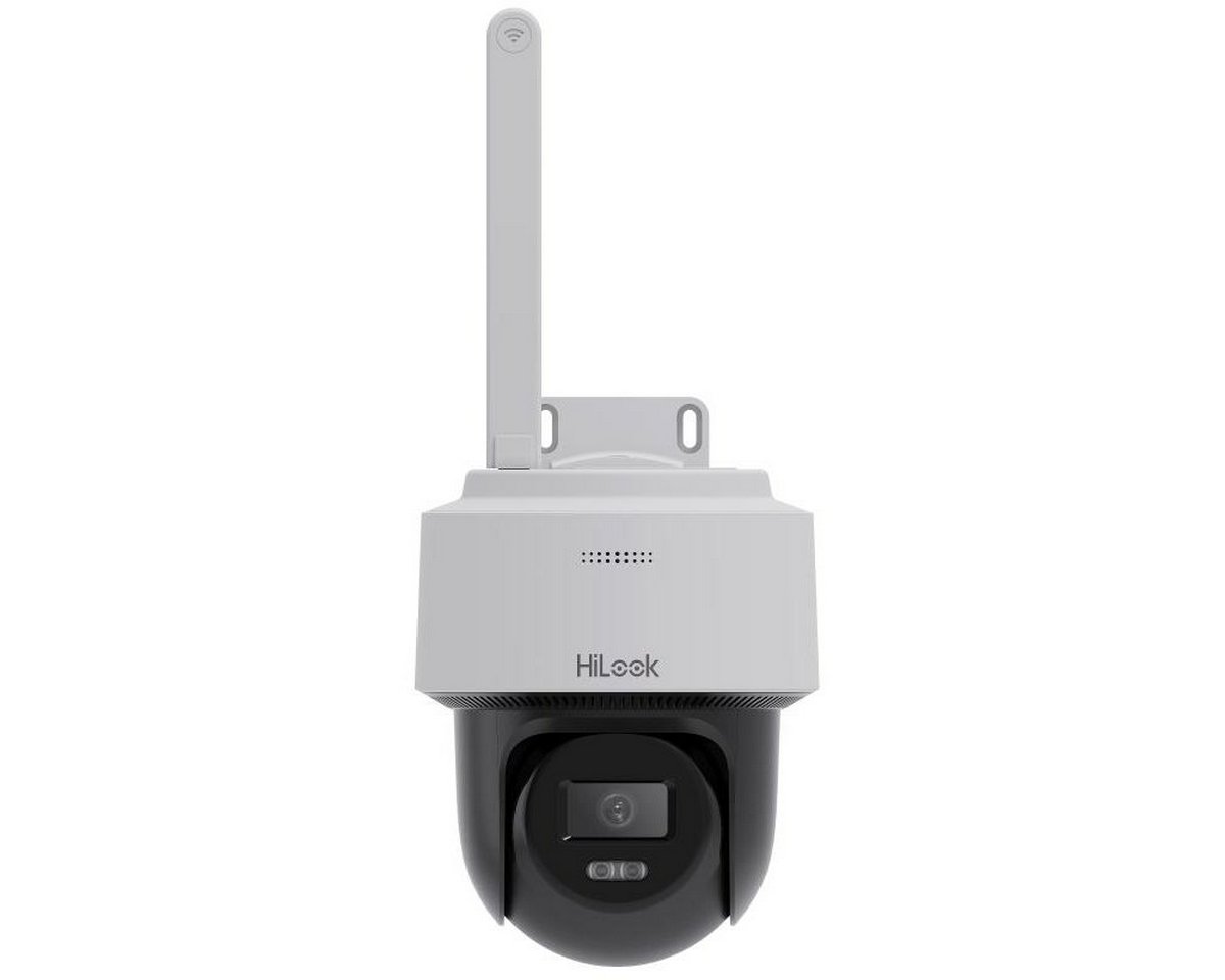 PT HiLook rotatable Wi-Fi IP camera, 4MP, IR 30m, Microphone, Speaker, Auto-Tracking, microSD slot, IP66 - PTZ-N2C400I-W(W) [134490]
