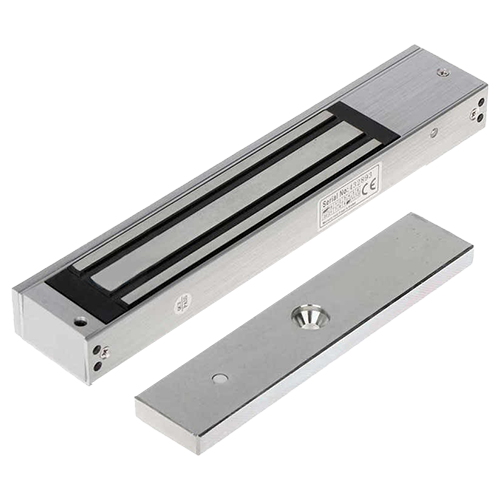 Electromagnet 270 kgf, 12V or 24V power supply, electromagnet status monitoring contact - ASSA ABLOY H-01CC