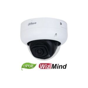Dahua IPC-HDBW5842R-ASE-0280B-S2 IP Dome WizMind 8MP Surveillance Camera, 1/1.8'' CMOS, 2.8mm, IR 50m, WDR, Microphone, ePoE, IP67, IK10, SMD 3.0
