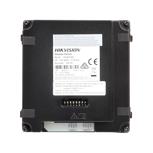 TFT LCD Display Module for modular Intercom - Hikvision DS-KD-DIS - Image 3