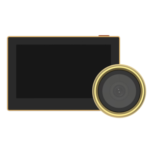 Smart electronic viewfinder, Wi-Fi, FullHD 1080P, 4.3 inch monitor, 2200mAh battery, Gold - EZVIZ CS-HP2-Golden