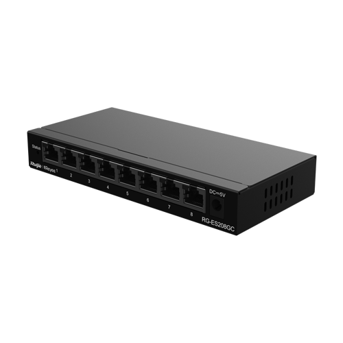 Switch 8 ports RJ45 Gigabit, L2 Cloud Management - Ruijie RG-ES208GC - Image 7