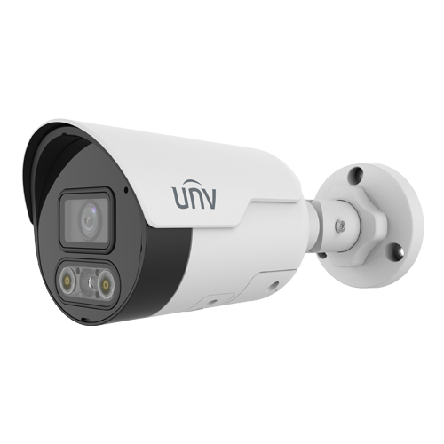 IP Camera ColorHunter Dual-Light, 8MP, 2.8mm lens, IR 30m, DualLight, Two-way Audio, PoE - UNV IPC2128LE-ADF28KMC-DL