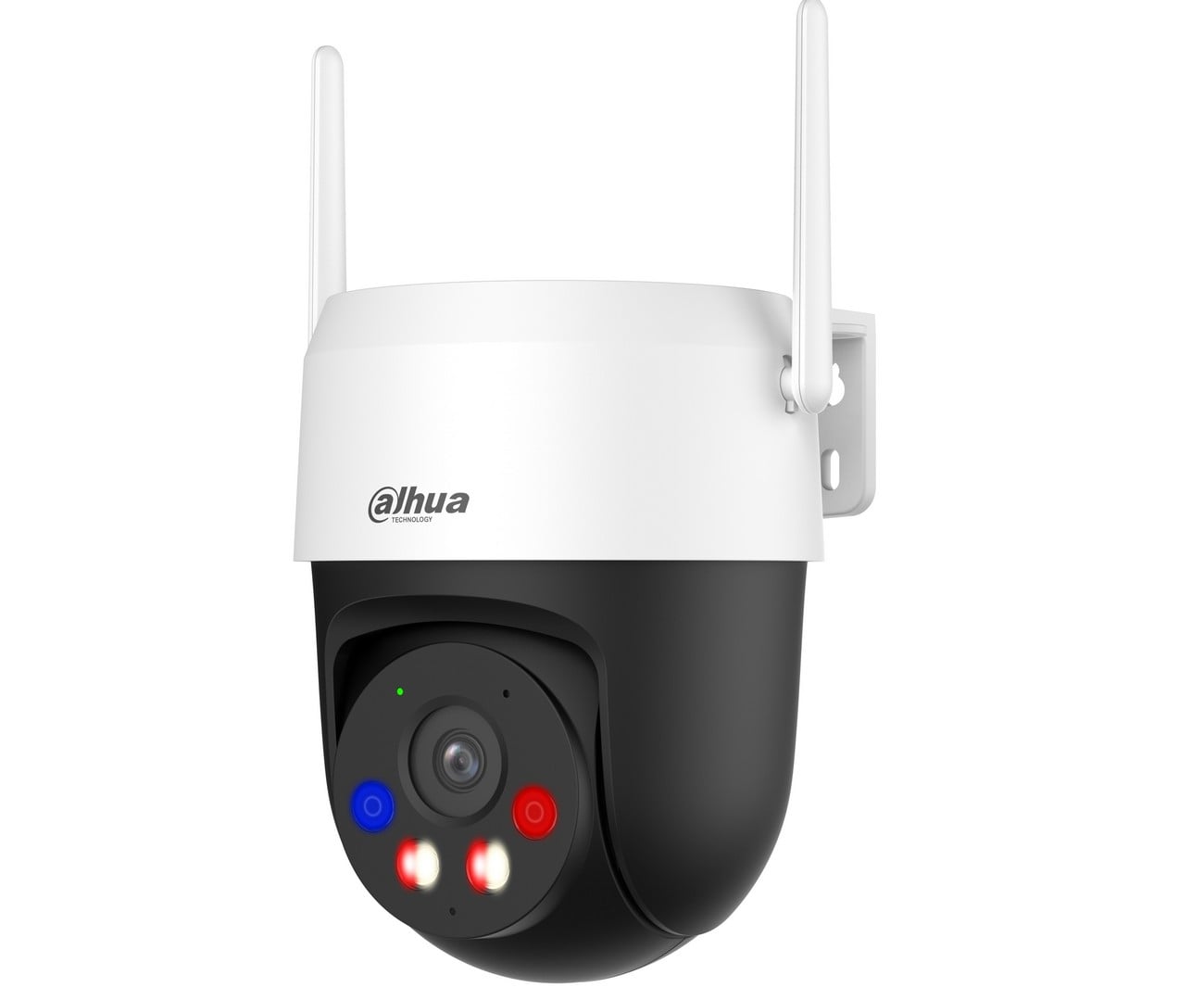 Rotating Wireless IP Camera Dahua, Wi-Fi 6, 5MP, 4mm Lens, Dual Light, Alarm, Two-Way Audio, microSD Slot, IP66  IPC-P5AS-PV
