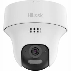 HiLook IPC-F140-LIDF/W IP Camera, Wi-Fi 6, 4MP, 2.8mm, Dual Light, Two-Way Audio, microSD Slot, App-Controlled Pan/Tilt, Sound Alarm, IP54