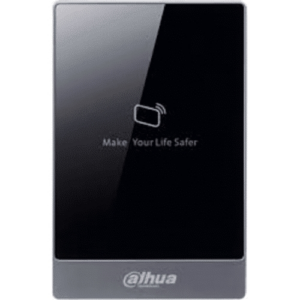 Dahua ASR1100A Reader, Mifare Card Reader, RS485, Wiegand34 (Wiegand 26 option), Watch Dog, Beep indicator Buzzer and LED assembly applied indoor