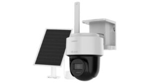 Outdoor camera HiLook, 4MP 2K, 4G LTE Nano SIM, pan-tilt, 8W solar panel, 9000 mAh battery, IR + white light 30 m, IP66, IPC-CFSP4/4G-SIM