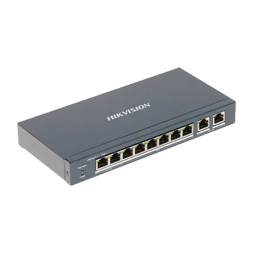 Switch 8 PoE ports 10/100 Mbps + 2 Gigabit SFP PoE ports Hikvision - DS-3E1310HP-EI - Image 3