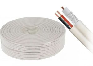 Coaxial Cable RG6 Copper + 2x0.75 Power CCA, 100 m Safer TW100SCCA