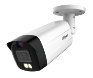 HDCVI Surveillance Camera, 4K - 8MP, 40m Dual Illumination, TiOC, 2.8mm, Microphone, IP67, Dahua HAC-ME1809TH-A-PV-0280B-S2