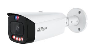 Dahua WizSense IP camera, 6MP, dual illumination, Active Deterrence, microphone, speaker, PoE, IP67  IPC-HFW3649T1-AS-PV-0280B-PRO
