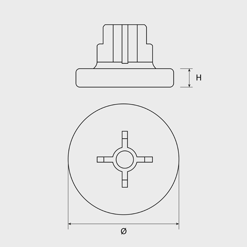 Plastic washer 16 mm for Force ONE gun (100 pcs.) - CELO 16AP - Image 3