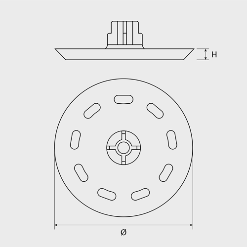 Plastic washer 30 mm for Force ONE gun (100 pcs.) - CELO 30AP - Image 3