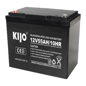 Pb-acid AGM Deep Cycle battery, 12V, 55Ah, M6 connector - KIJO JM12-55