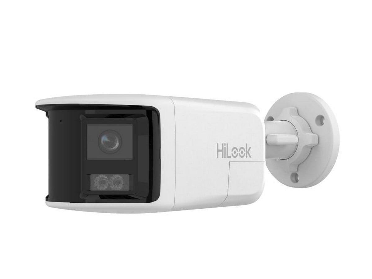 Hikvision HiLook IPC-B460HAD-LUF/SL IP Surveillance Camera, 6MP, 2.8mm Lens, Dual Light, Two-Way Audio, Strobe Alarm, microSD Slot, PoE, IP67