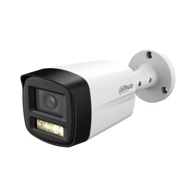 Dahua Bullet 4K Smart Dual Light Camera with Microphone, IR 40m, IP67  HAC-HFW1801TLM-IL-A-0360B-S3