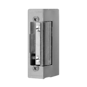 Low consumption strike lock, fail secure, memory and mechanical release, 12 VDC power supply - ASSA ABLOY E7AE-E4139