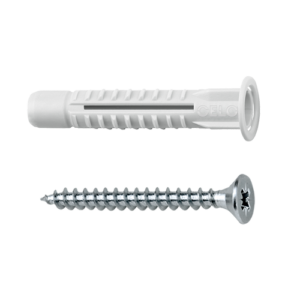 Universal dowel M6x40 with collar + MZK screw (50 pcs.) - CELO 9641MZKSZ
